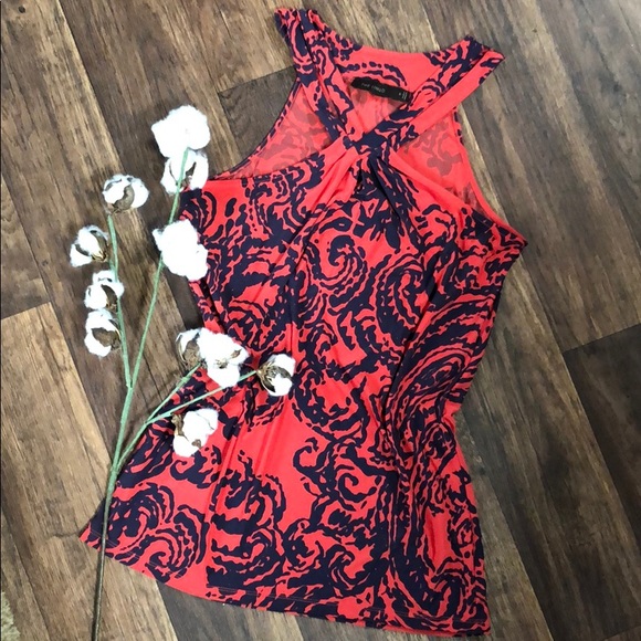 The Limited Tops - The Limited Tank top, red and blue